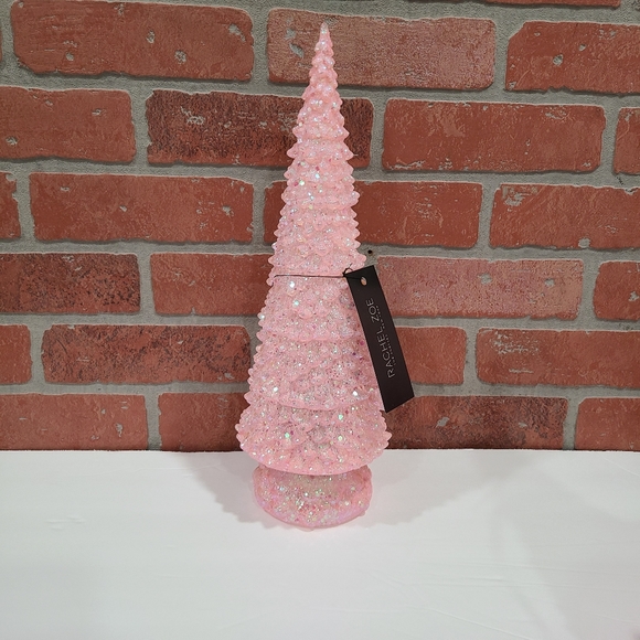 Rachel Zoe pink lighted Christmas tree - Picture 3 of 6